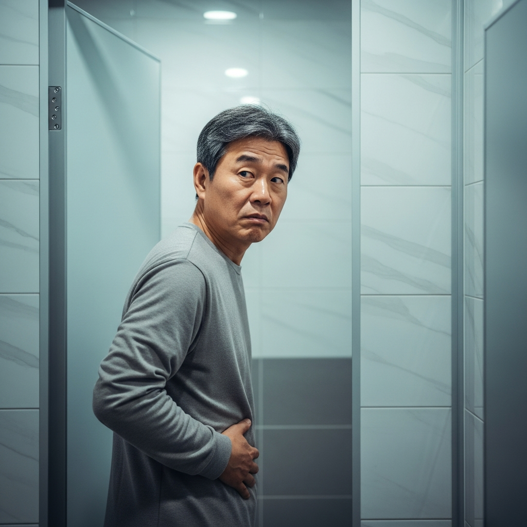 잔뇨 — 소변을 본 후에도 남아있는 느낌이 드는 증상